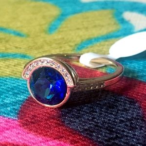 NWT FJ Atlantis Sapphire Gold Ring